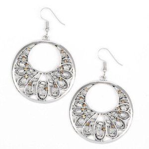 Fancy That Brown Silver Earrings Jewelery